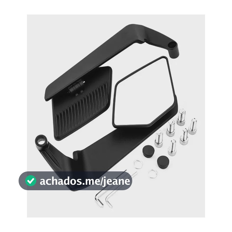 Espelho Retrovisor Asa De Vento Universal Todas
