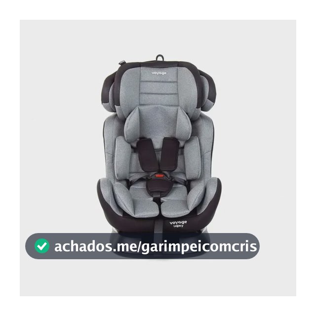 Cadeira Infantil para Carro Legacy 0-36kg Cinza - Voyage