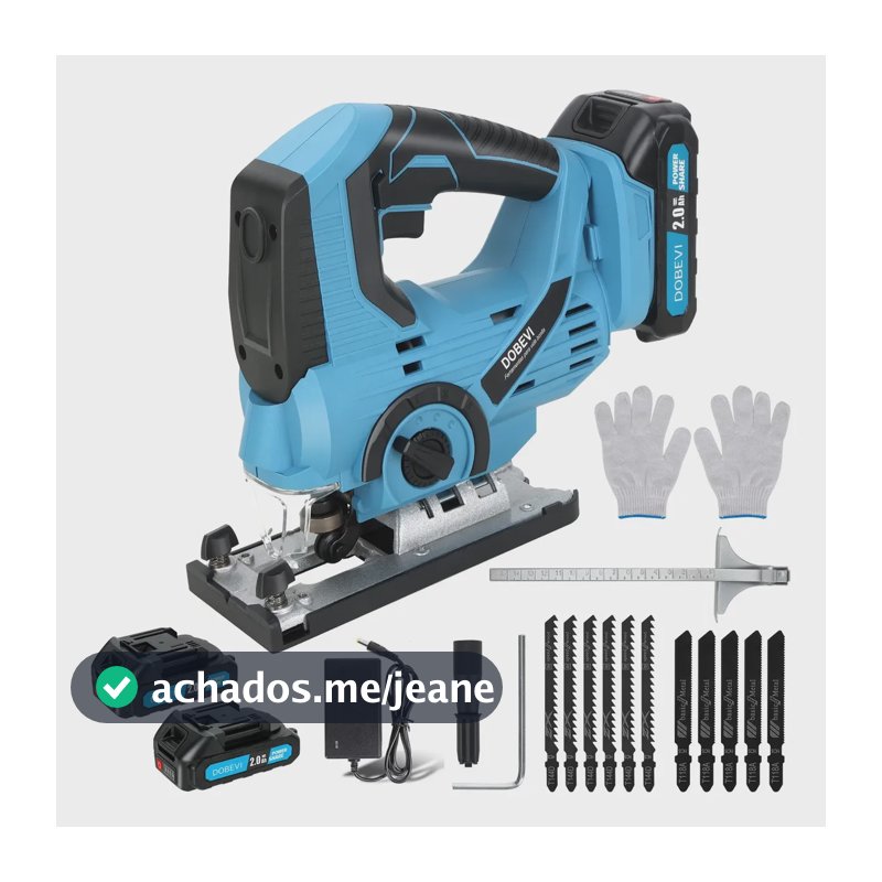 Serra Tico Tico Elétrica Profissional 850w C/2 Baterias 110/220v
