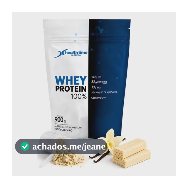 Whey Protein 100% Zero Açúcar Isolado 32g Proteínas 900g