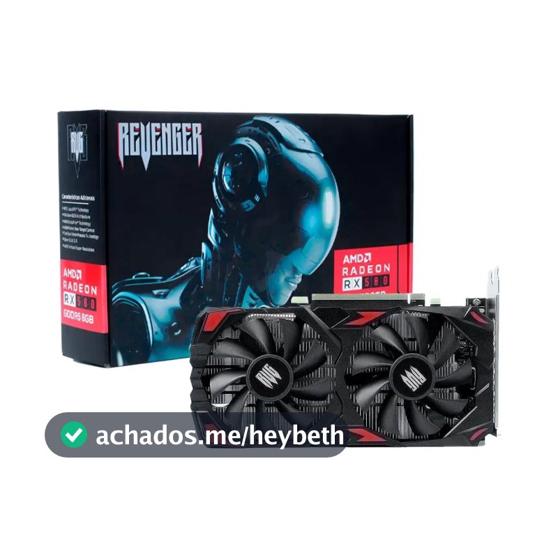 Placa De Vídeo Amd Radeon G-Rx580 8g