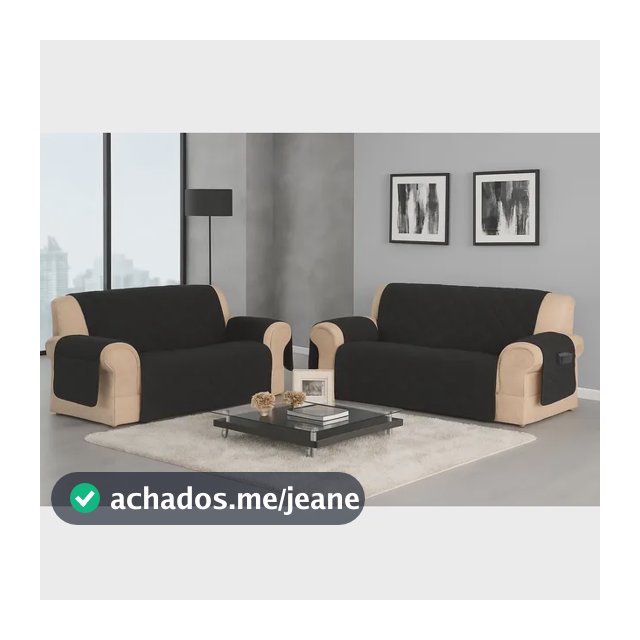 Kit Capa Protetora De Sofá 2 E 3 Lugares