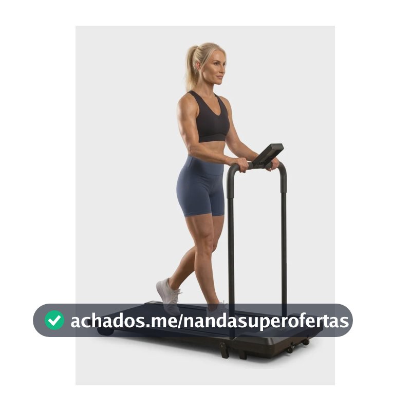 Esteira Ergométrica Elétrica Dobrável Residencial Cardio Preto 220v