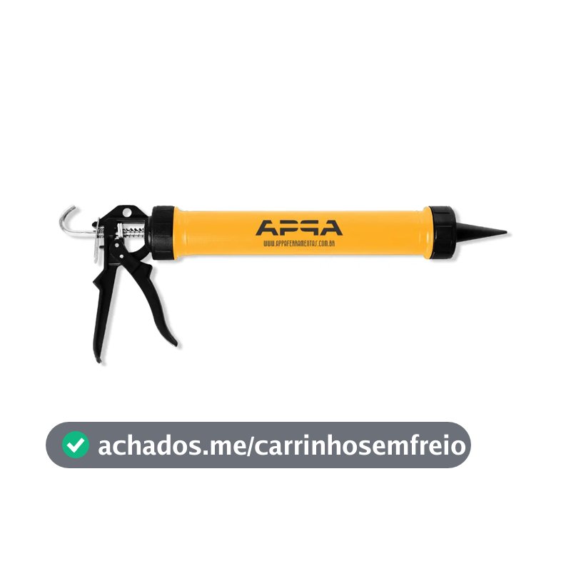 Aplicador Pistola Silicone Pu Profissional 600ml - Pro