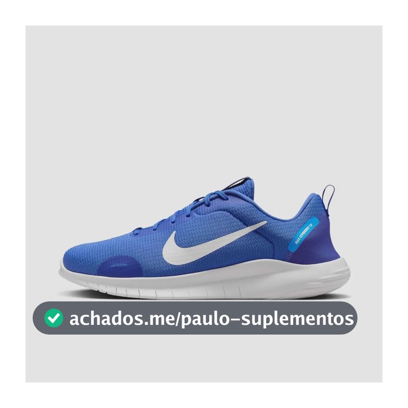 Tênis Nike Flex Experience Run 12 Masculino Azul/branco 41 Br