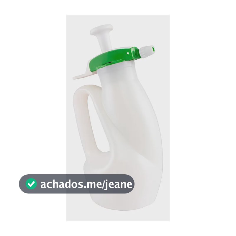 Pulverizador Guarany 1,2l Bomba Manual Compressão Prévia