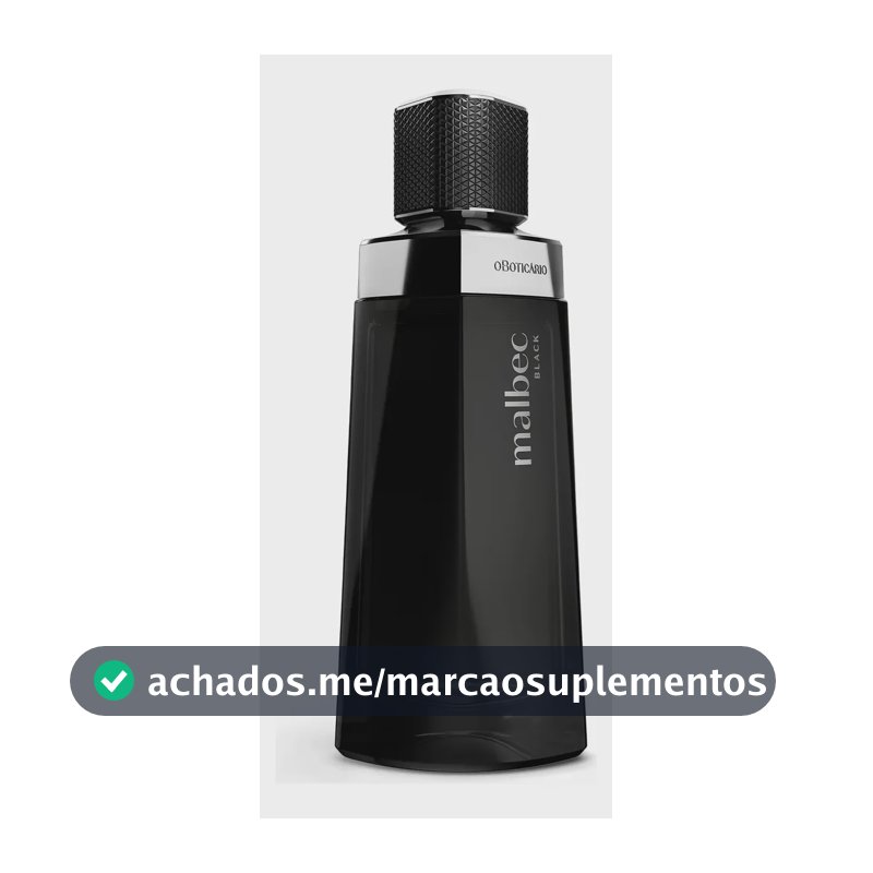 Malbec Black O Boticário Desodorante Colônia Perfume Masculino Original 100ml