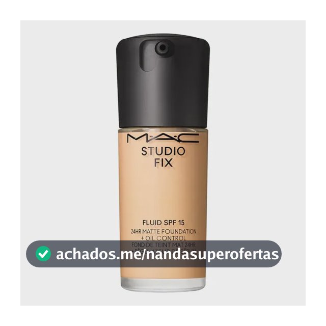 Base de maquiagem líquida MAC Cosmetics Studio Fix FPS15 Fluid Fix Base Líquida Studio Fix tom nc15 - 30mL 15g
