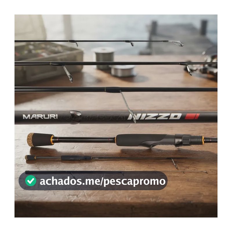 Vara Para Molinete Maruri Nizzo (1,83m) 8-17lbs - 2 Partes