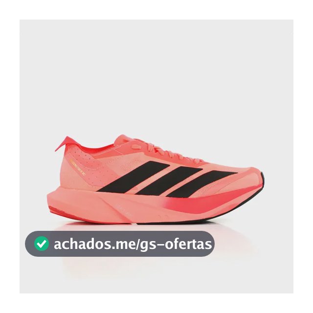 Tênis adidas Adizero Drive Rc Corrida 21 A 42 Km Lightstrike Rosa 41 Br