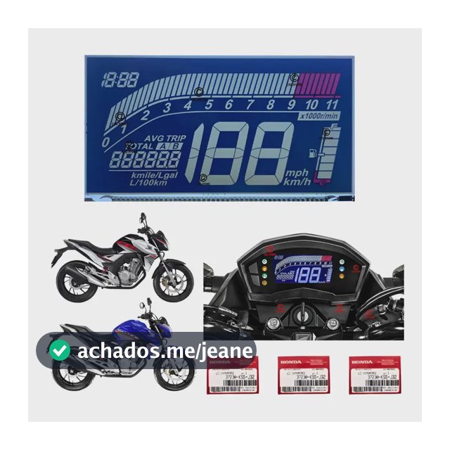 Display Lcd Painel Da Cb 250f Twister 2016 Até 2022
