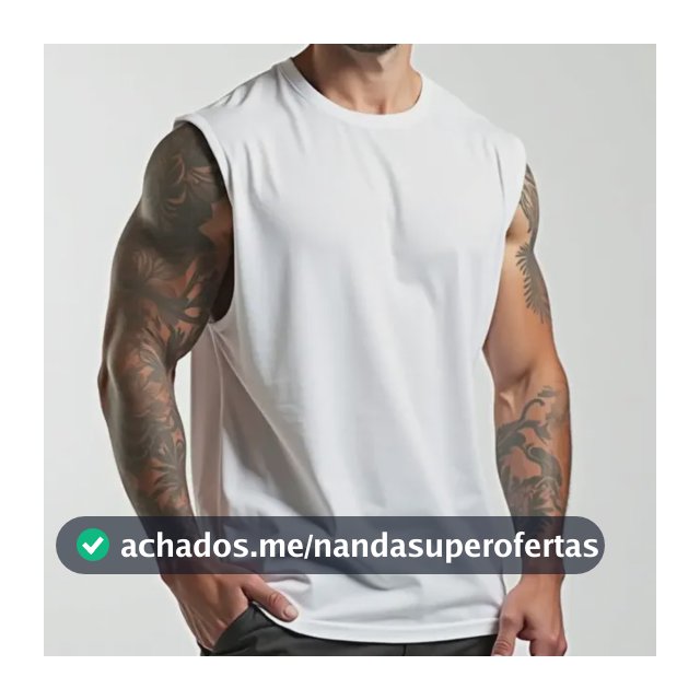 Regata Masculina Oversized Machão Muscle 100% Algodão