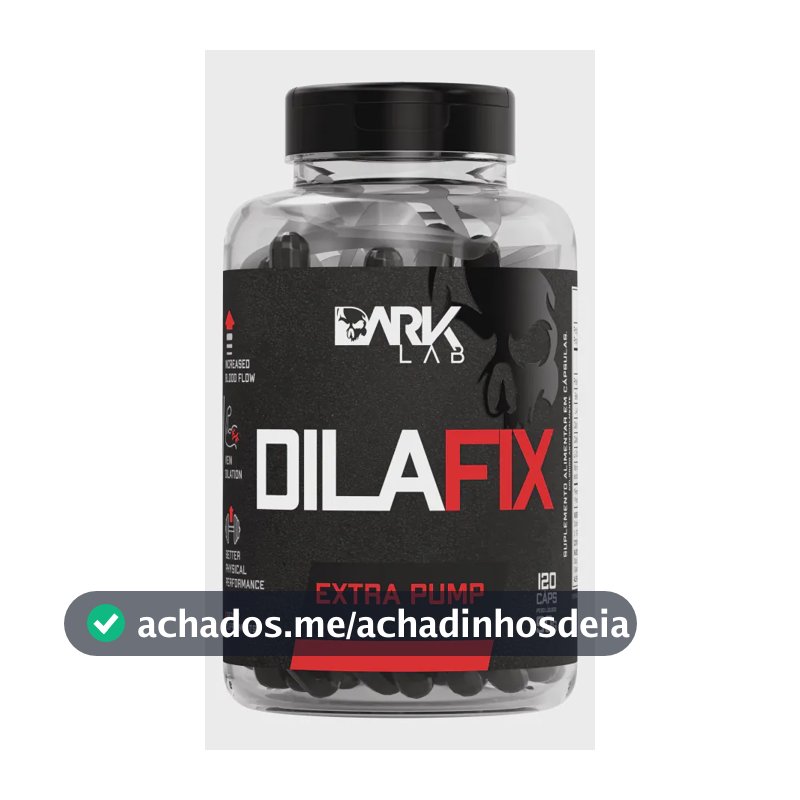 Vasodilatador Dilafix Extra Pump 120 Caps Dark Lab Sabor Sem sabor