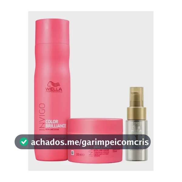 Wella Color Brilliance Sha +mascara +oil Light (peq)