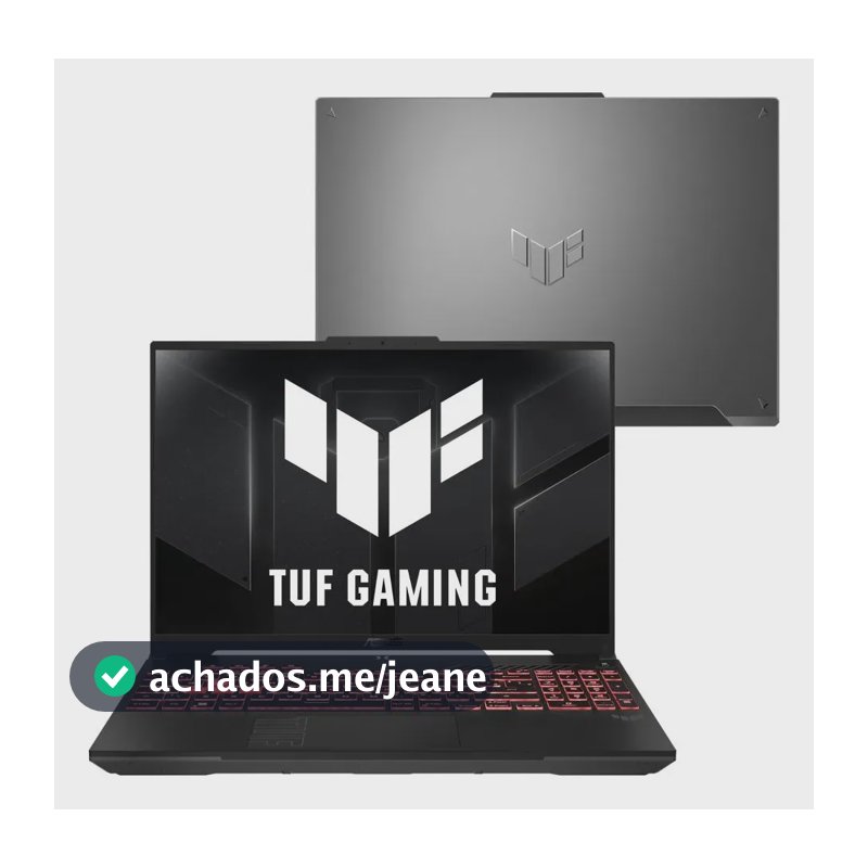 Notebook ASUS TUF Gamer A16 FA607NUQ NVIDIA RTX 4050 AMD Ryzen 7 8GB RAM 512GB SSD Linux 16" LCD LED IPS FHD 144Hz RL035