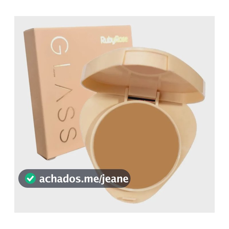 Pó Facial Compacto Ruby Rose Linha Glass Matte Varias Opções Cor Gpt20