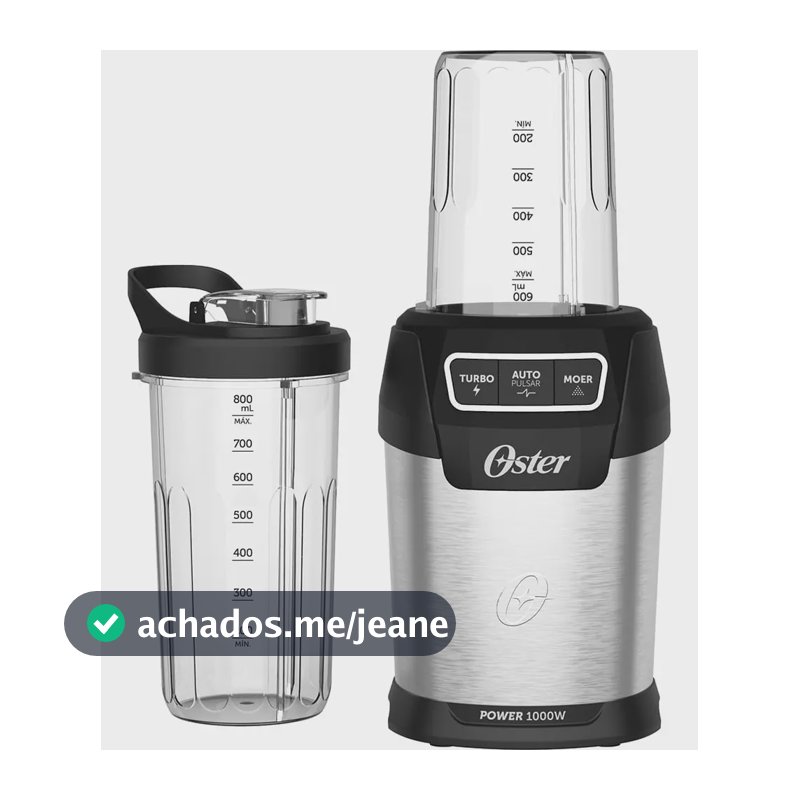 Blender Ultra Power 1000 Oster Com 2 Copos