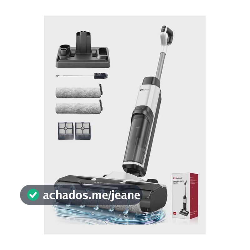 Aspirador De Pó Seco Úmido Redroad W15 200w Capacidae 910ml Branco 127/220v