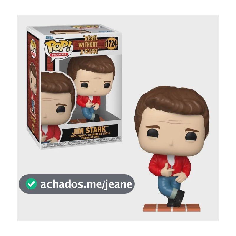 Boneco Funko Pop! Juventude Transviada - Jim Stark
