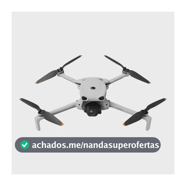 Drone Dji Lito 1 Single Com Câmera 4k Cinza