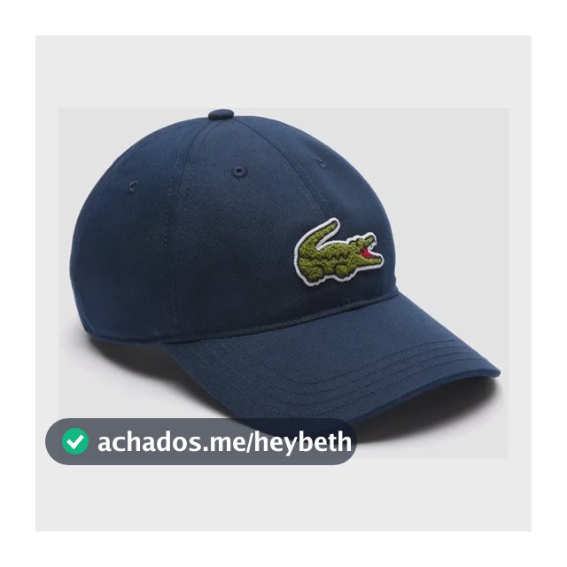 Boné Lacoste Big Croc Em Promoção Original