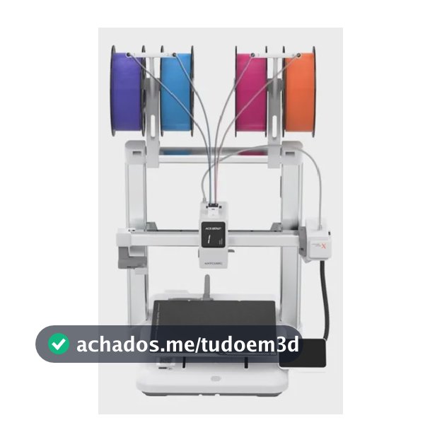 Impressora 3d Anycubic Kobra X Multicolor 4 Cores 600mm/s 127/220v Prateado