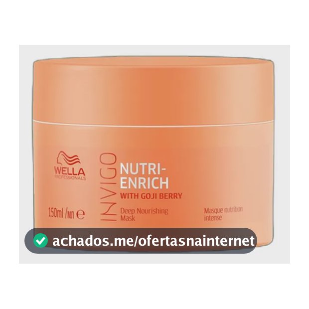 Wella Invigo Nutri-enrich - Máscara De Nutrição 150ml Blz Única