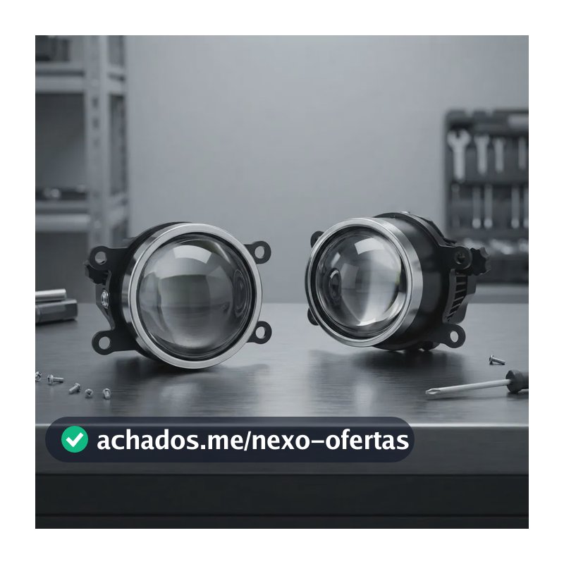 Farol Projetor 3'' Auxiliar Neblina Milha Universal Luz Hilo Branco