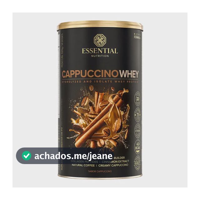 Whey protein Essential Cappuccino em pó x 448g