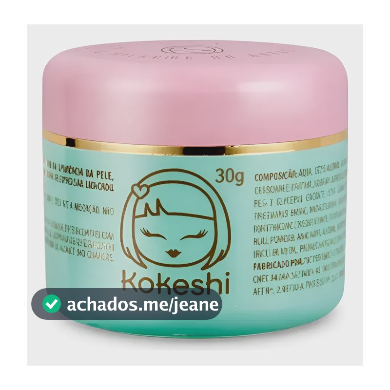 Creme Facial Pele De Porcelana 30g Kokechi Milagre Do Arroz Todo Tipo De Pele Noite