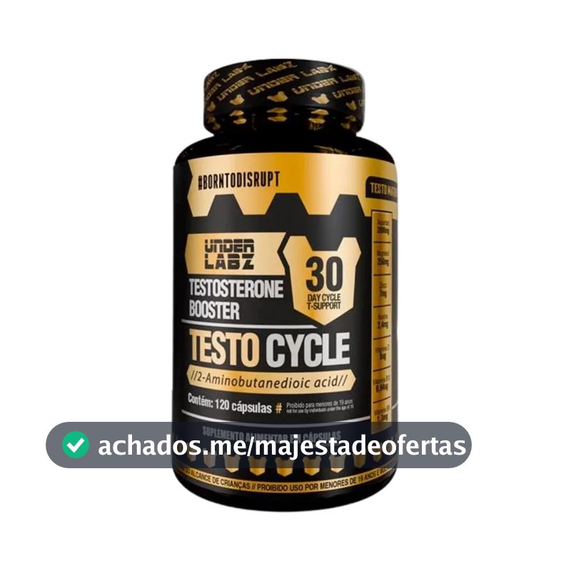 Suplemento Under Labz Suplemento Alimentar Testo Cycle en cápsula sabor sem sabor de 120 un