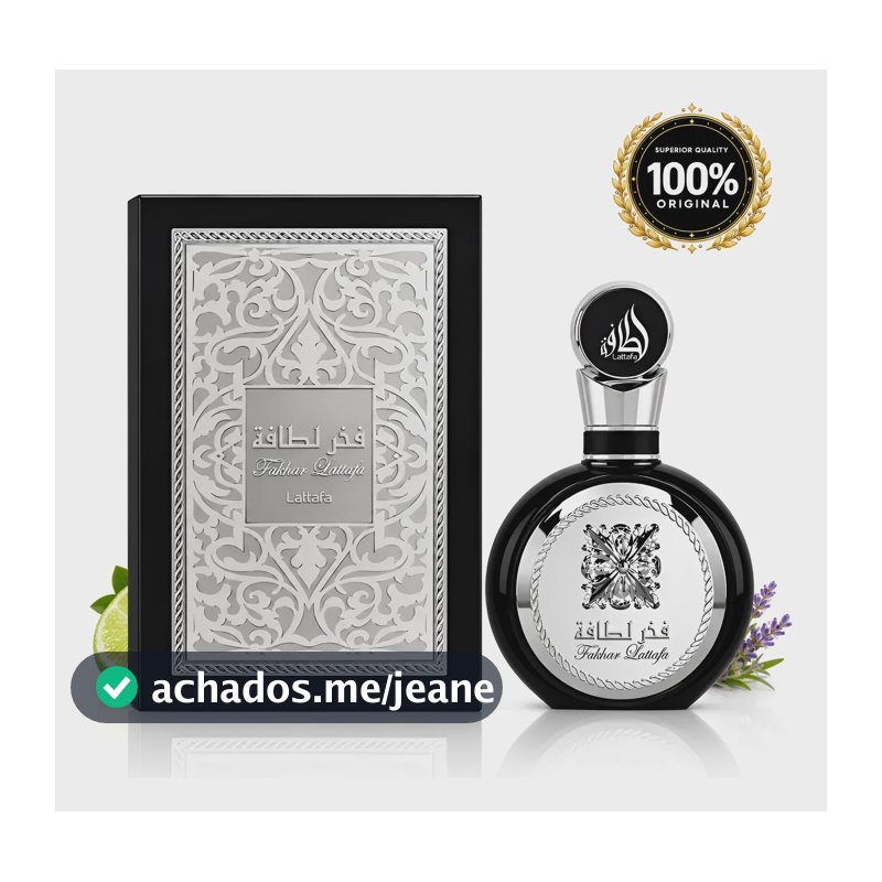 Lattafa Fakhar Black Eau De Parfum Masculino 100ml