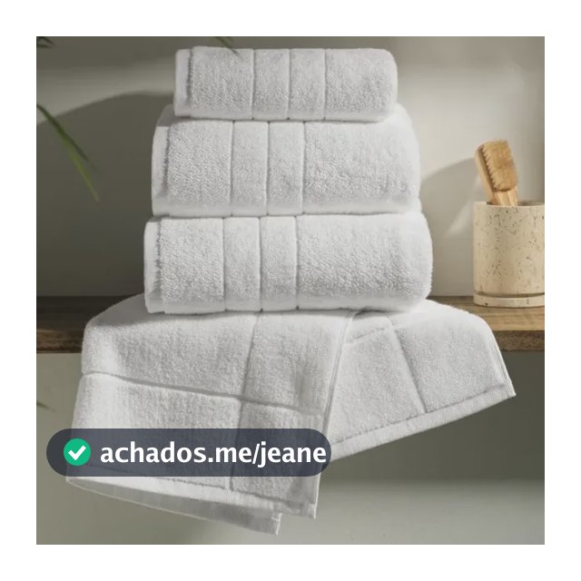 Kit 2 Toalha De Banhão Karsten 100% Algodão Branco Liso