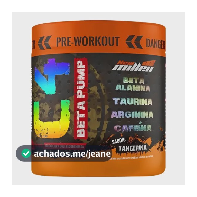 Pré Treino C4 Beta Pump 225g New Millen Eleito 4x Melhor Br