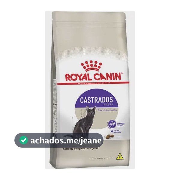 Ração Royal Canin Sterilised Gatos Adultos Castrados 10,1kg