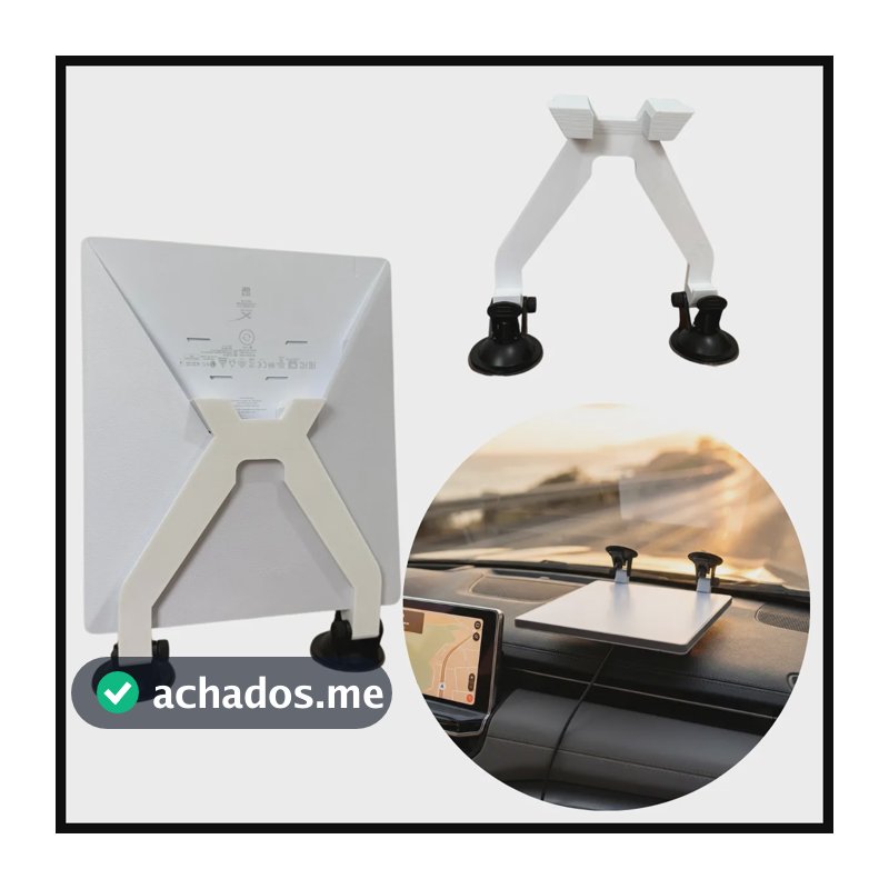 Suporte Starlink Mini Painel Para-brisa Ventosas Antimulta