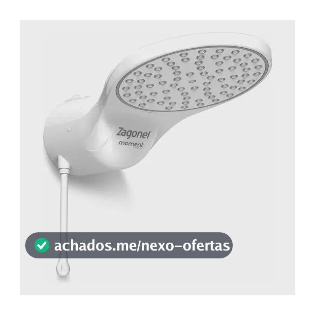 Chuveiro Eletrônico Zagonel Moment 7500W Branco