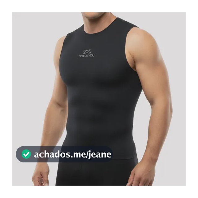 Camisa Segunda Pele Regata Masculina Márcio May Sports Preta