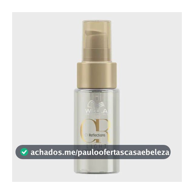 Óleo Capilar Oil Reflections Light 30ml Wella