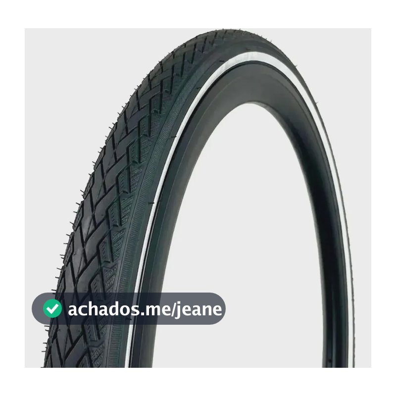 Pneu Paco 700x38c Preto Refletivo Aro 29 Para Bike Preto