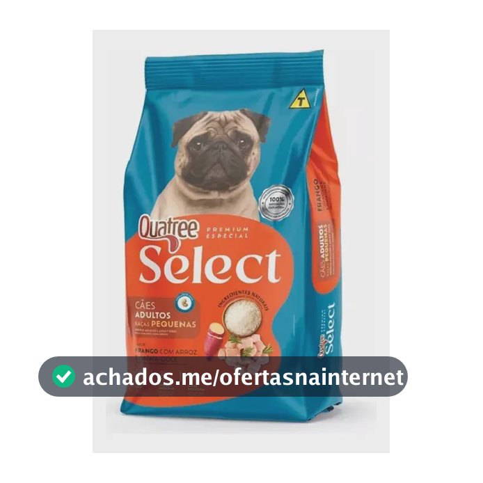 Ração Quatree Select Cães Adultos R.p Frango/arroz 10,1kg