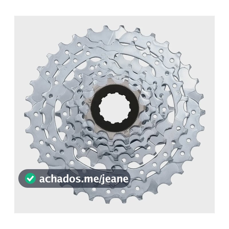Cassete K7 7v Sunrace M40 11/34 Megarange 3x7v 21v Mtb Urban Prateado