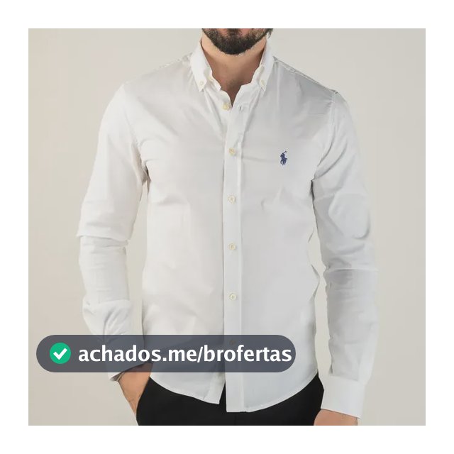 Camisa Social Masculina Slim Branca
