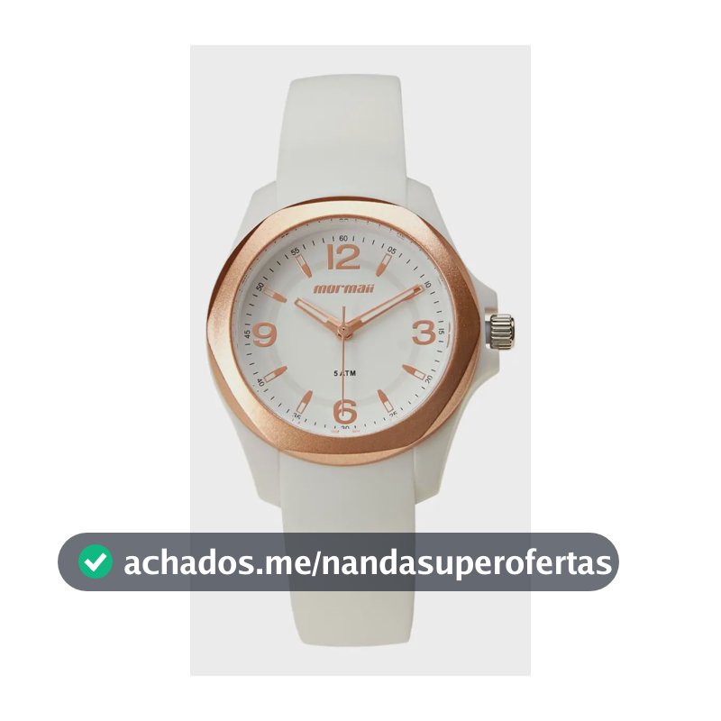 Relógio Mormaii Feminino Luau Branco(a) - Mo2036jj/8b
