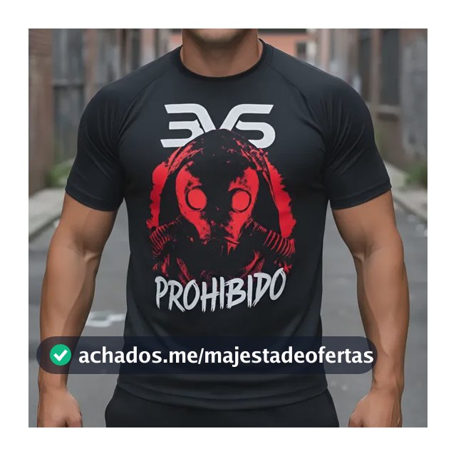 Camiseta Prohibido - Linha Fitness 3vs