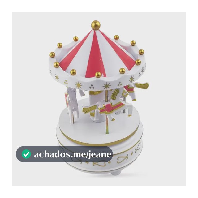 Carrossel Musical Caixa De Musica Decoração Quarto Bebê