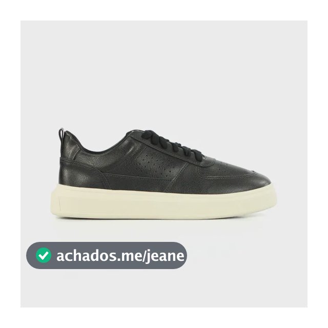 Tênis Aramis Masculino Basico Baixo Leve Elegante Social Preto 40 Br