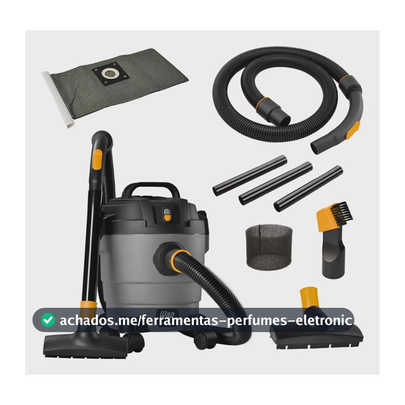 Aspirador Pó E Água Soprador Wap Gtw 10 Maré 1400w Cor Cinza