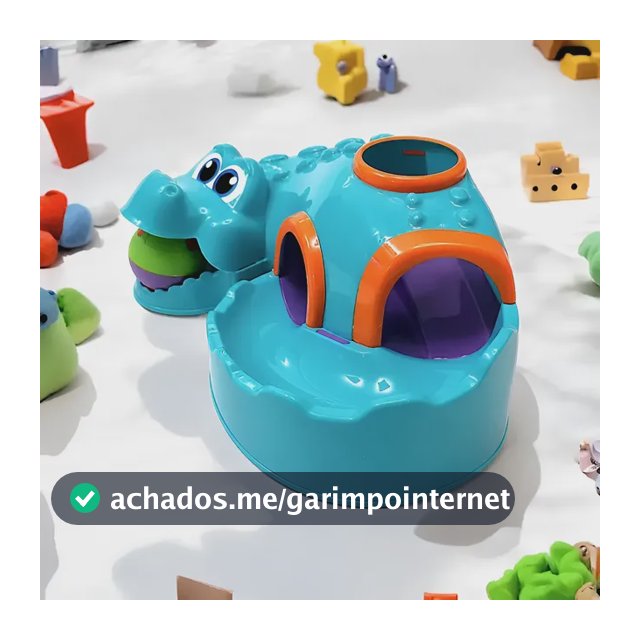 Brinquedo Interativo Crocoball Para Bebês Com Bola Chocalho