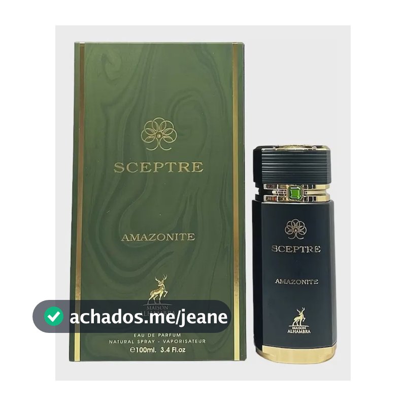 Perfume Árabe Maison Alhambra Sceptre Amazonite - Unissex - 100ml